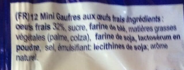 Serebis Mini Gaufres aux oeufs frais packshot