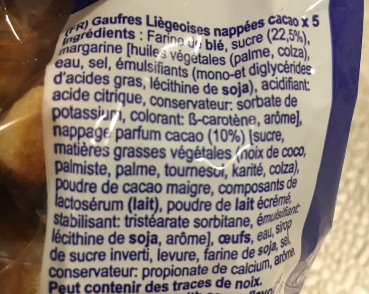 Serebis Gaufres Liégoises Choco packshot
