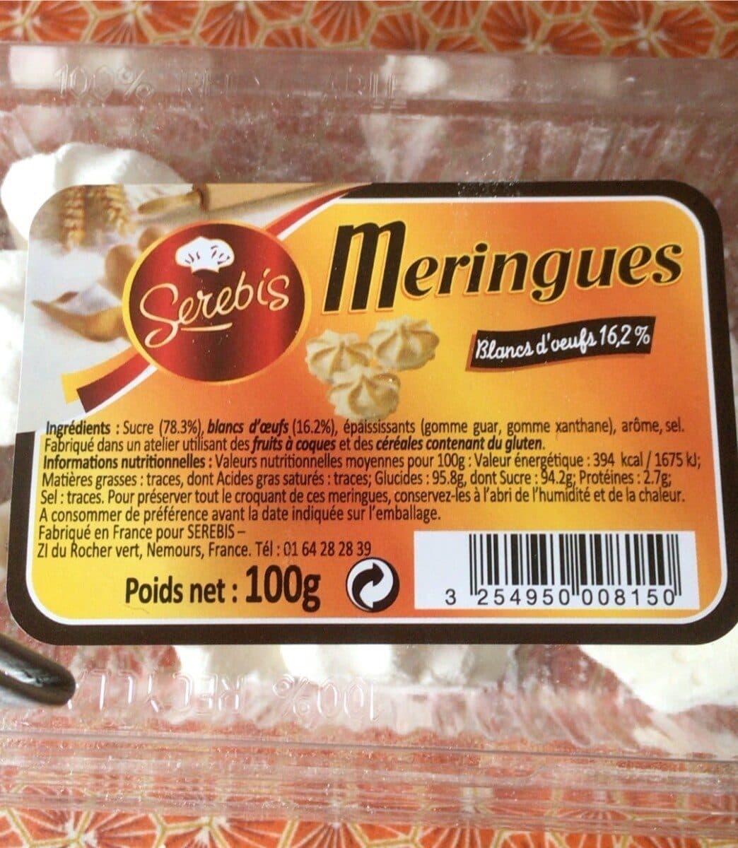 Serebis 100G Meringues Serebis packshot