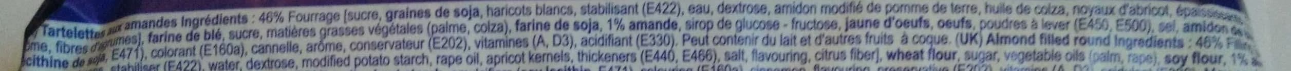 Serebis 6 tartelettes aux amandes packshot