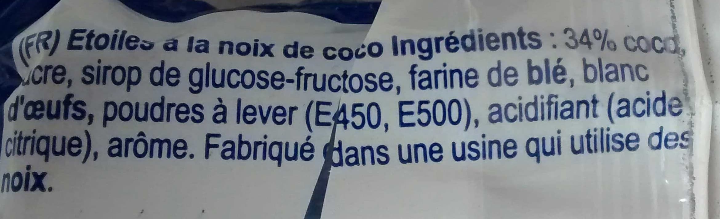 Serebis Étoiles à la noix de coco packshot