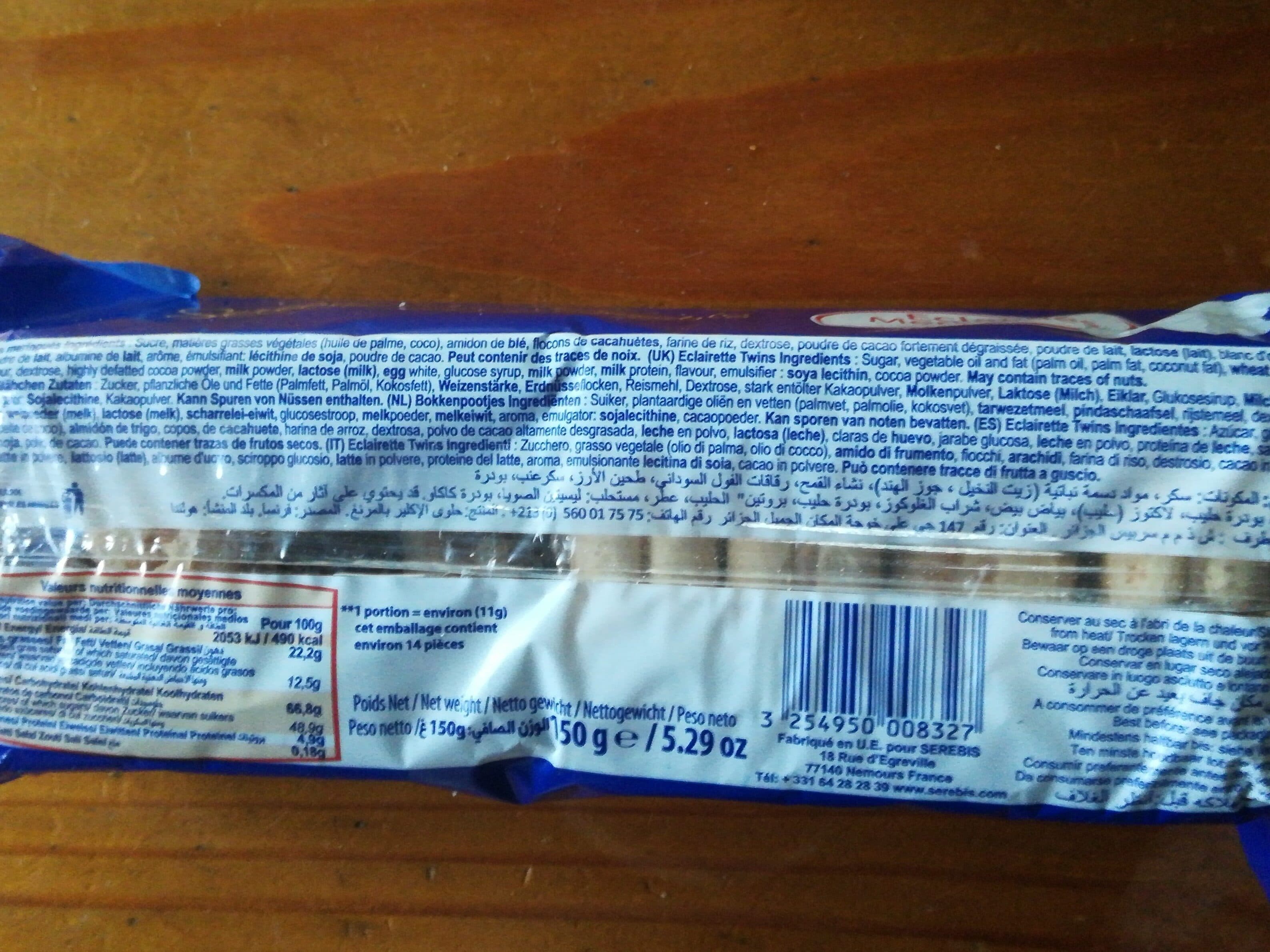 Serebis 16 Paquets De Eclairs Meringués packshot