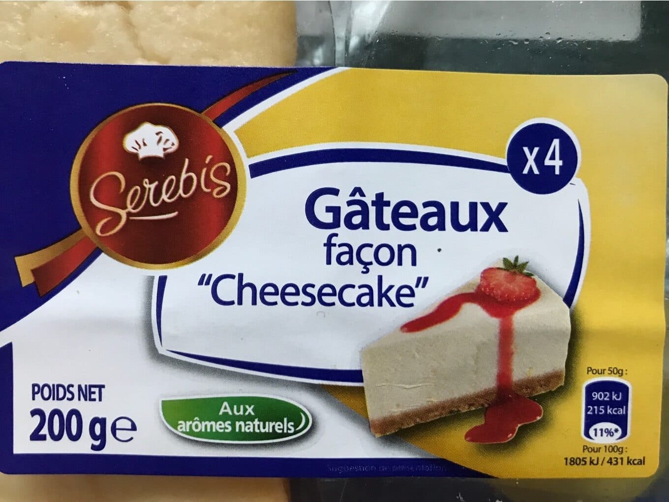 Serebis Gateaux facçon cheesecake packshot