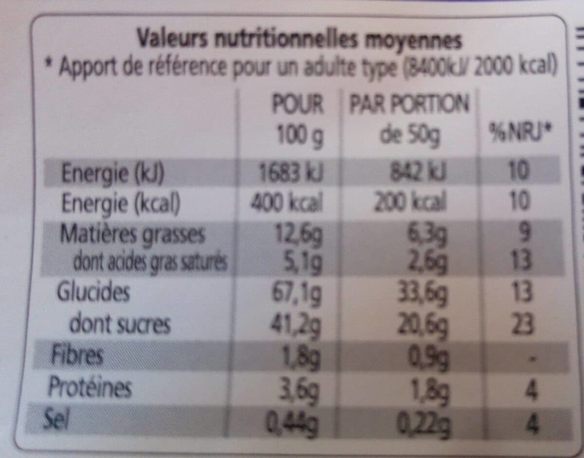 Serebis Tartelettes aux pommes packshot