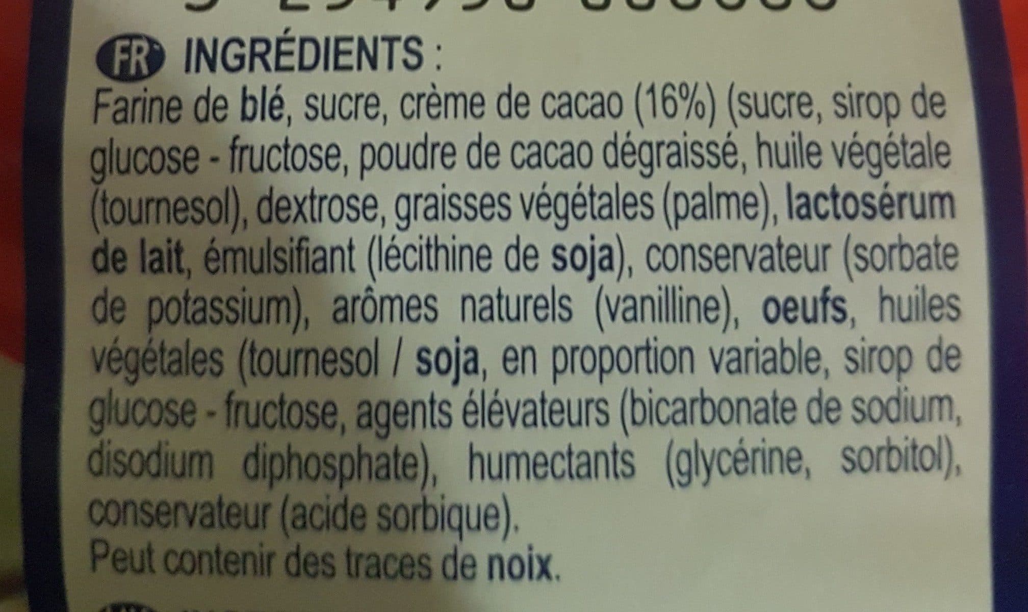 Serebis Mini Muffins fourrés choco packshot