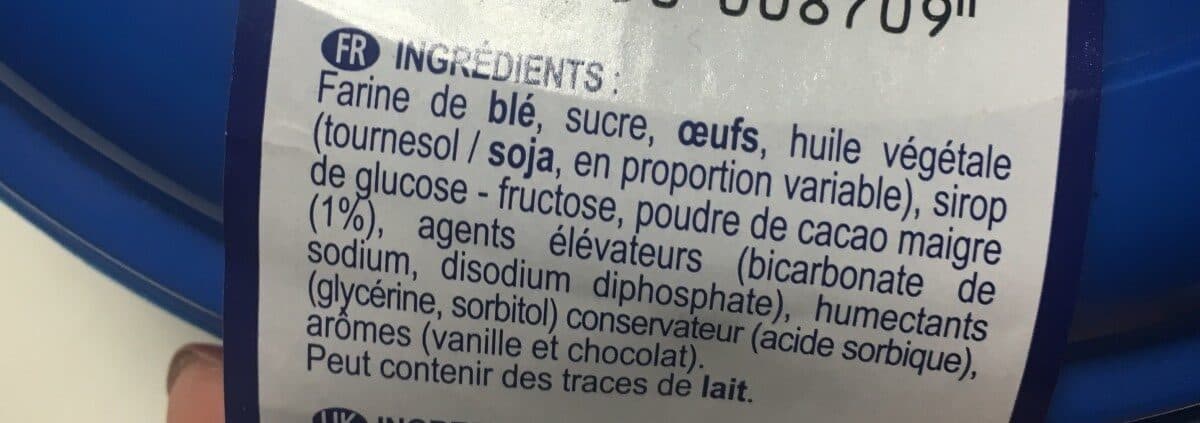 Open Food Facts Mini Muffins marbrés packshot