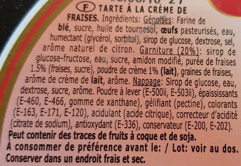 Serebis Tarte a La Fraise packshot