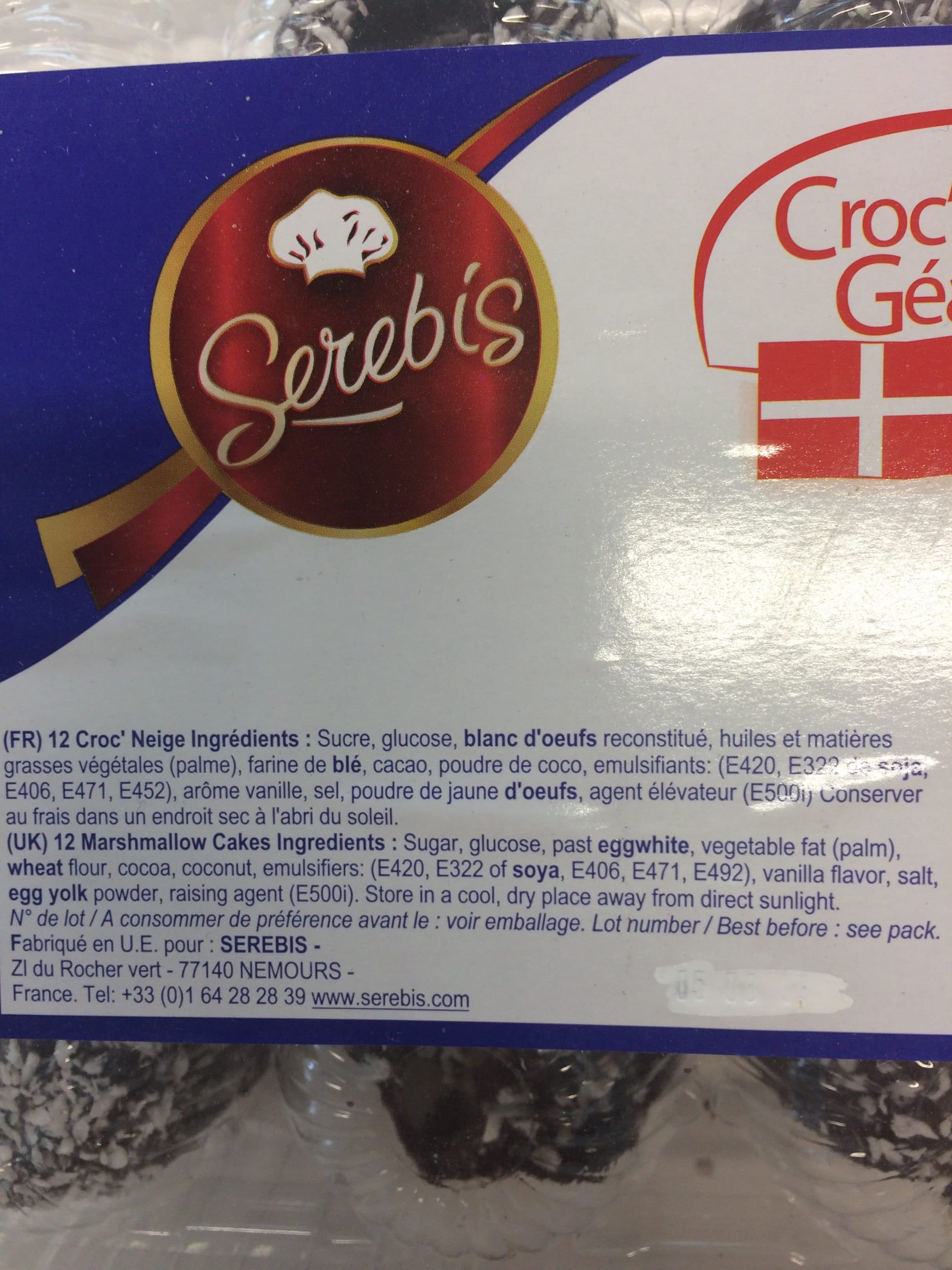 Serebis 16 Paquets De 12 Croc' Neige Géantes packshot
