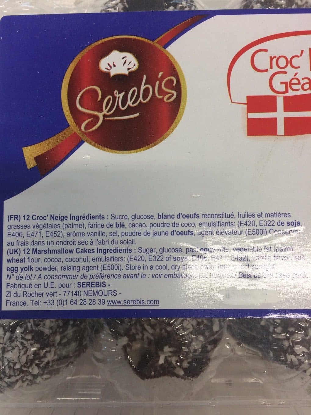 Serebis 16 Paquets De 12 Croc' Neige Géantes packshot