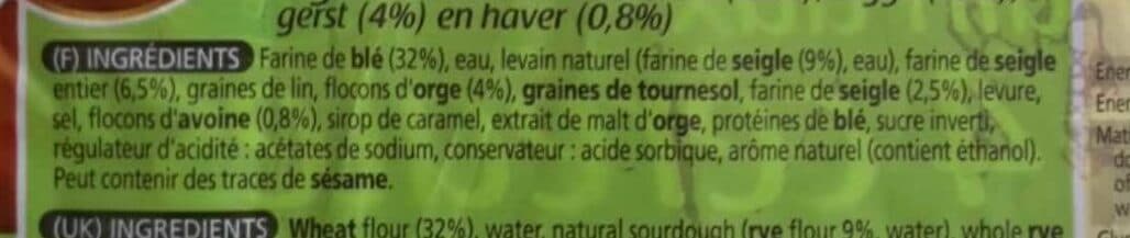 Serebis Pain aux Céréales packshot