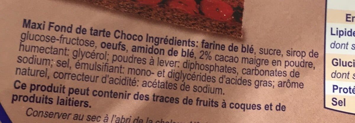 Open Food Facts 8 Paquets De Maxi Fonds De Tarte Choco x 3 packshot