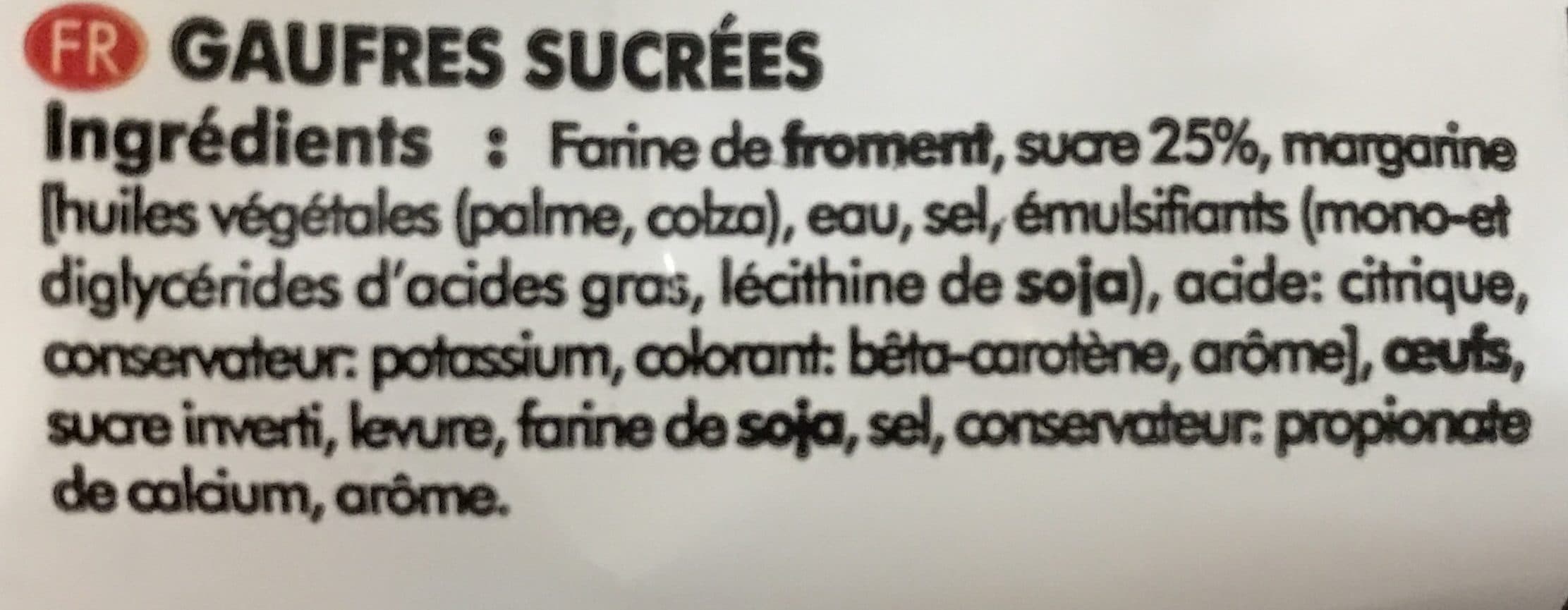 Serebis Gaufres Liégeoises aux perles de sucre packshot