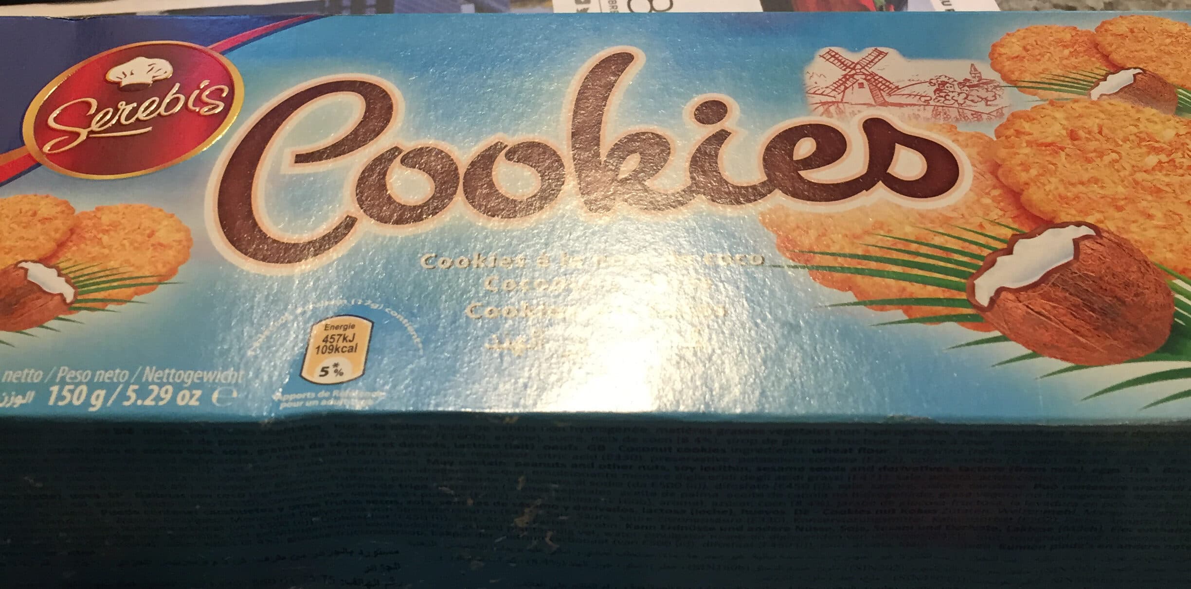 Serebis Cookies à la noix de coco packshot