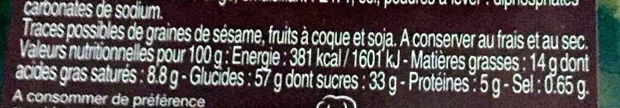 Le Ster Cake au fruits pur beurre packshot