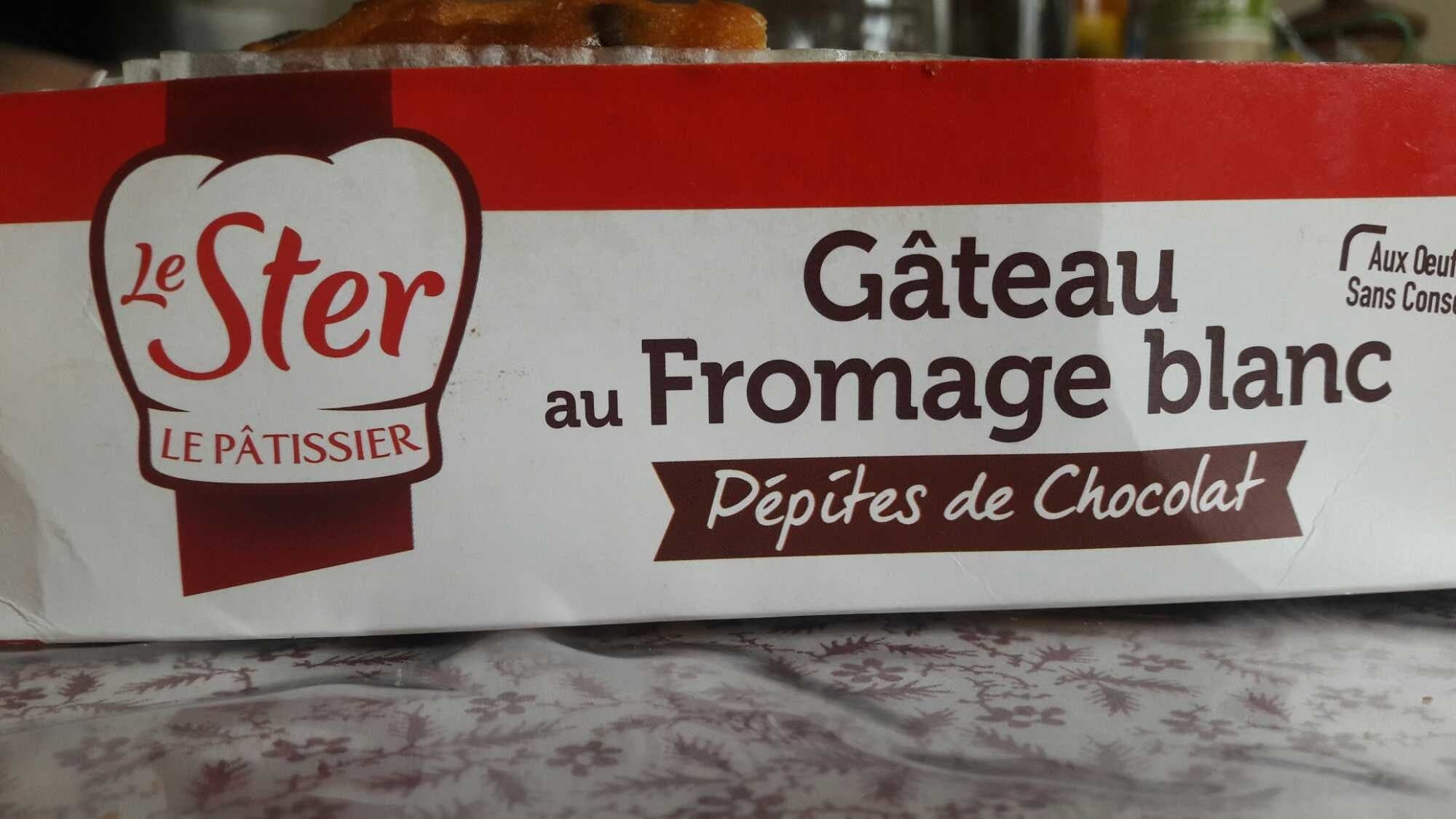LE STER LE PÂTISSIER Gateau fromage blanc aux pepites de chocolat packshot