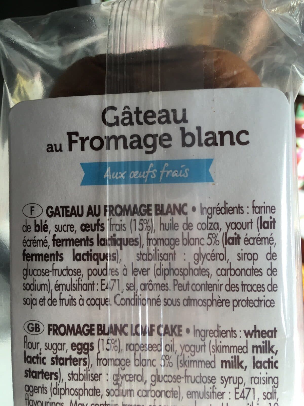 Le Ster Barre Au Fromage Blanc Et Aux Oeufs Frais packshot