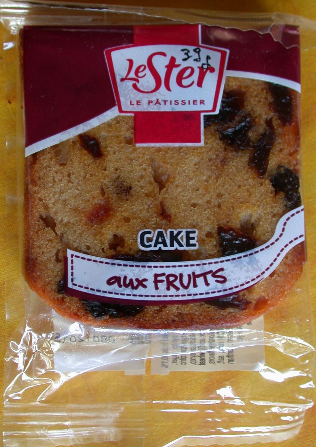 Le Ster Cake au fruit packshot