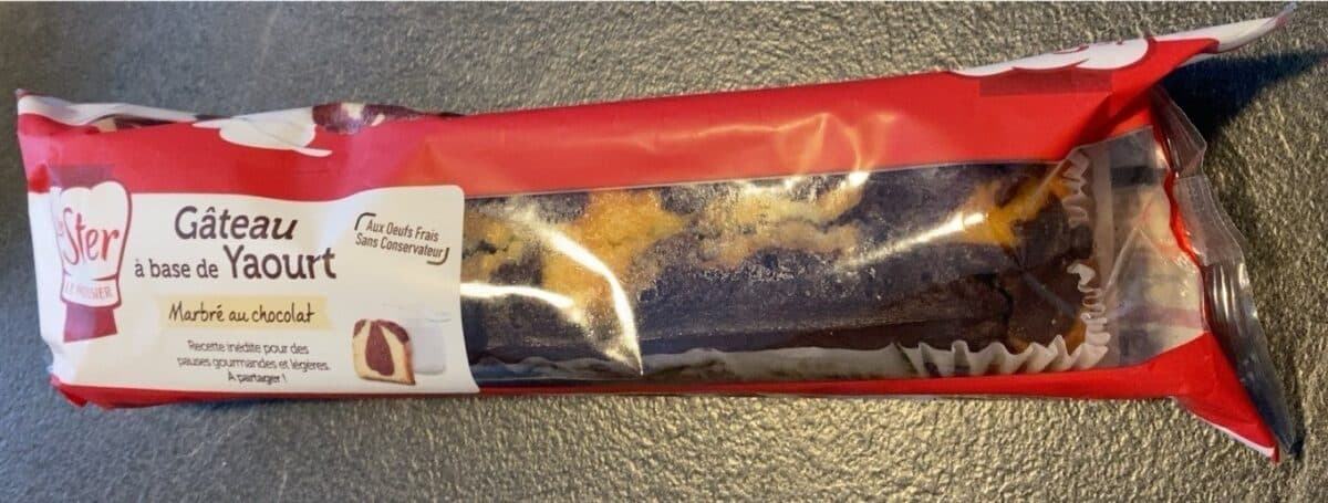 Le Ster Gâteau à base de yaourt marbré au chocolat packshot