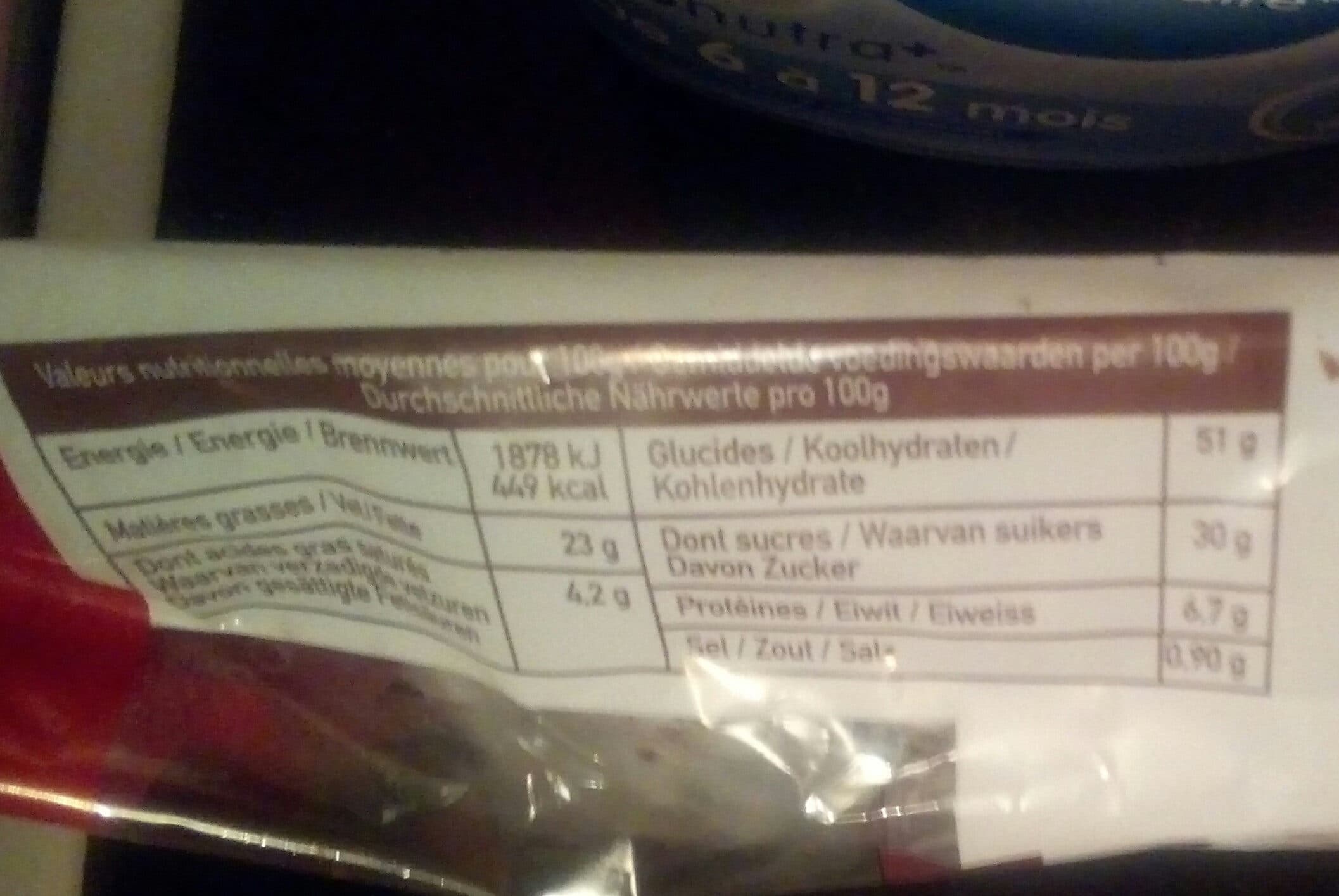 Le ster Madeleines Longues au Chocolat packshot