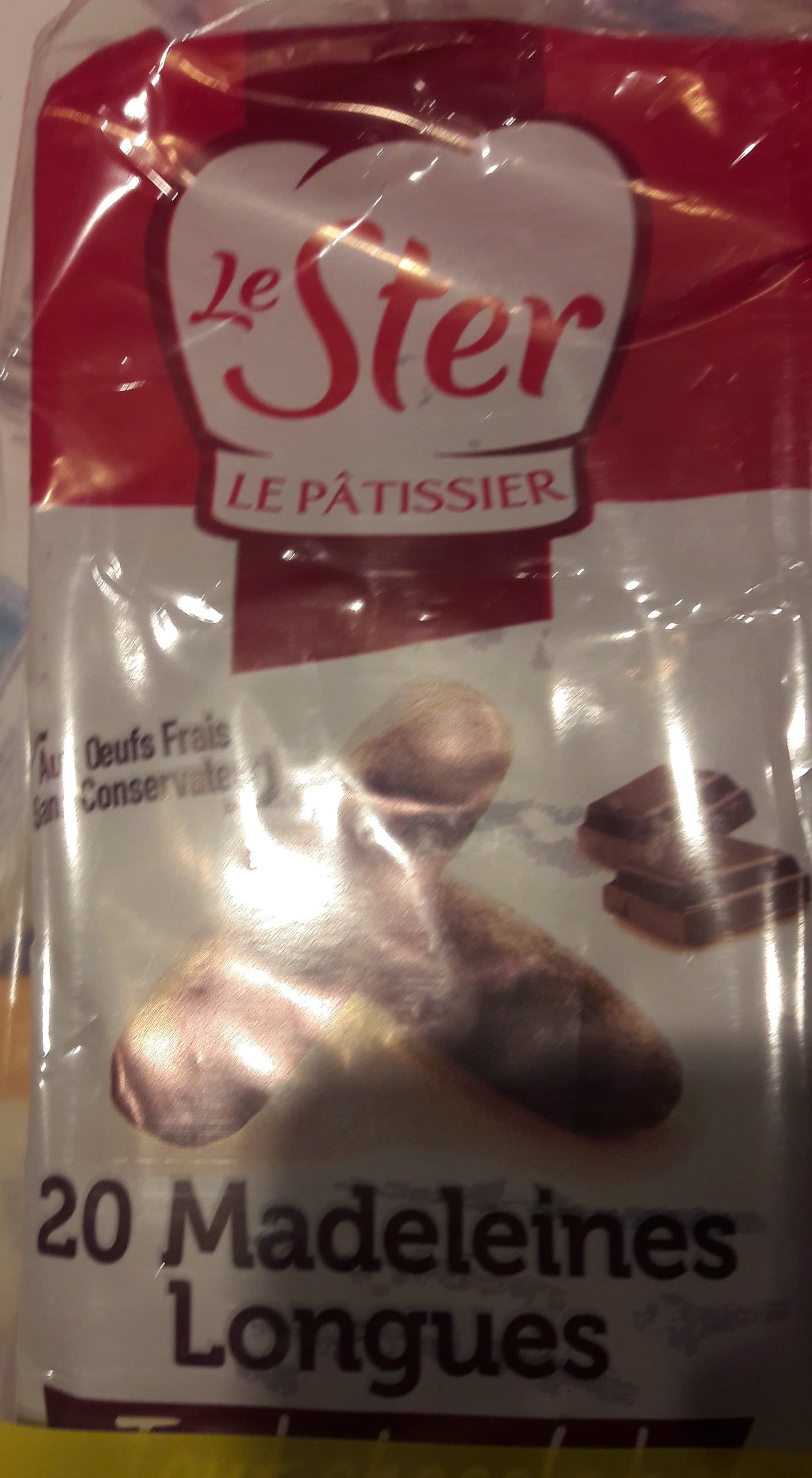 Le Ster le pâtissier Madeleine longue tout chocolat packshot