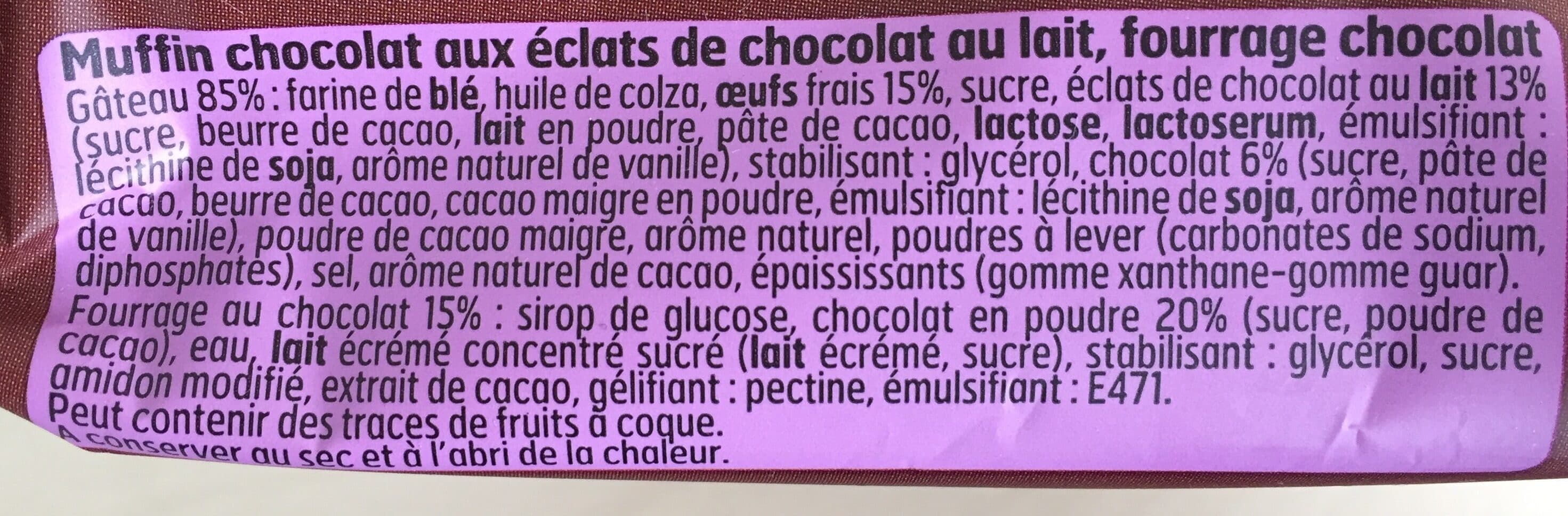 Whaou! Muffins Tout Choco et Maxi Pépites Choco Lait packshot