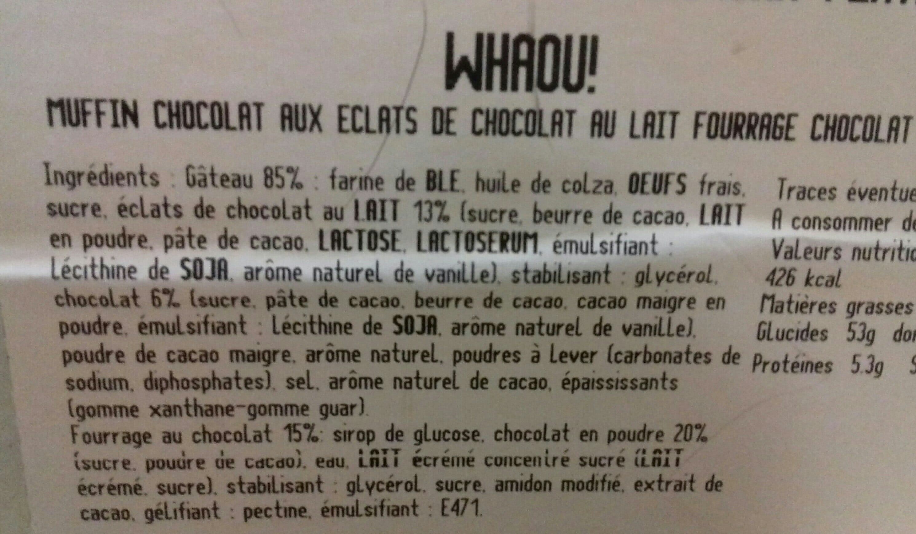 Whaou! Muffin packshot