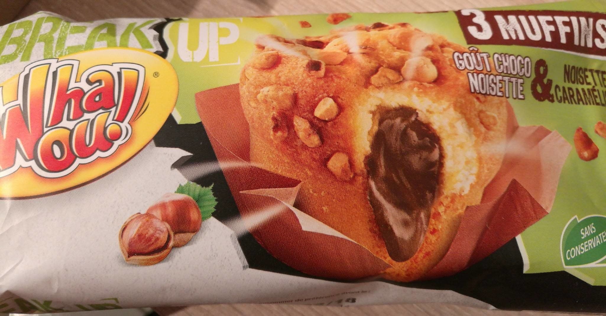 Whaou Break up muffins packshot