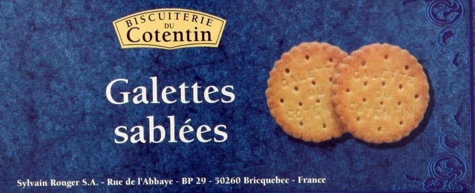 Biscuiterie du Cotentin Les Cotentines - Galettes Sablées packshot