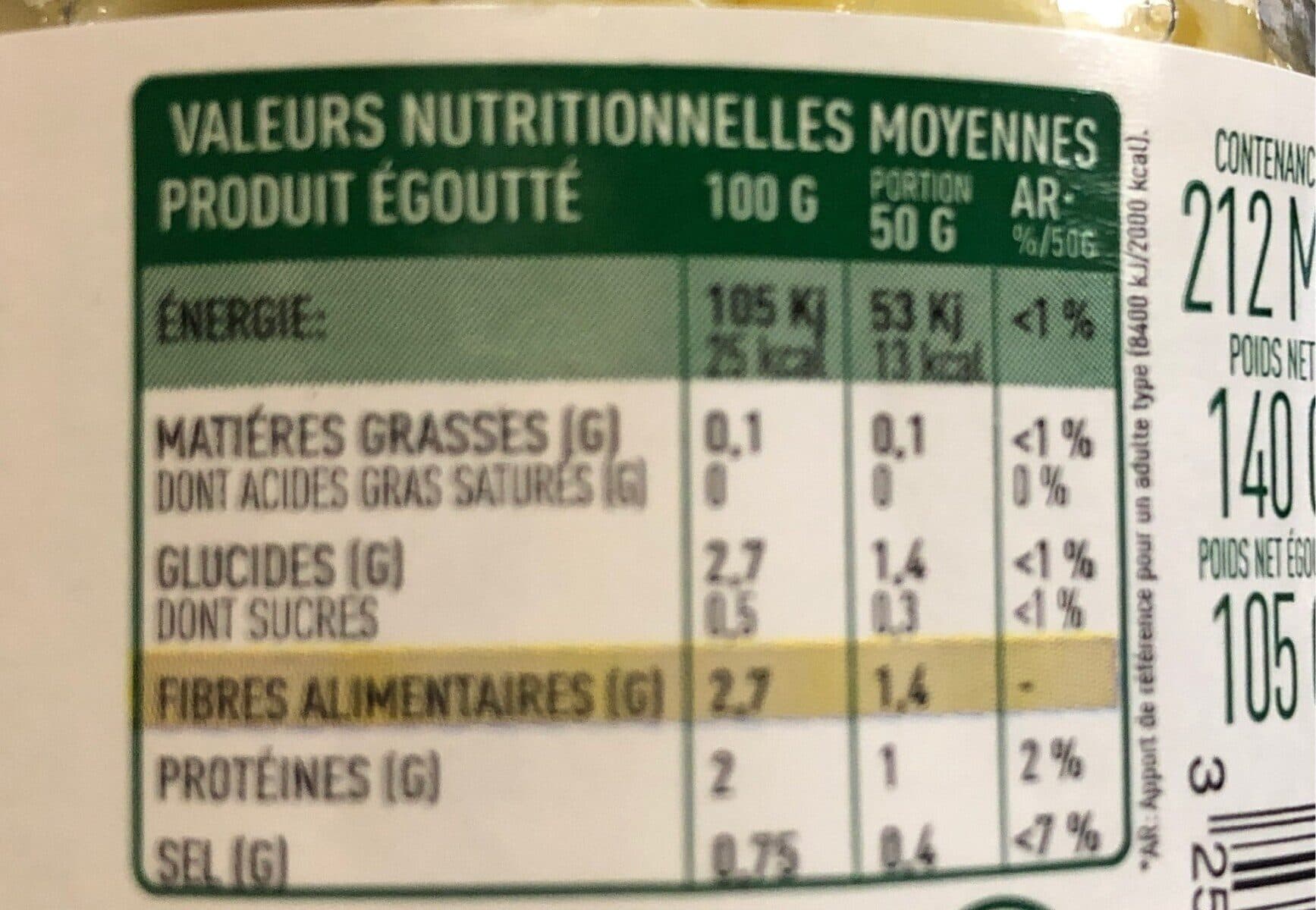 Rochefontaine Mini coeurs d'artichauts, calibre 10/20 packshot