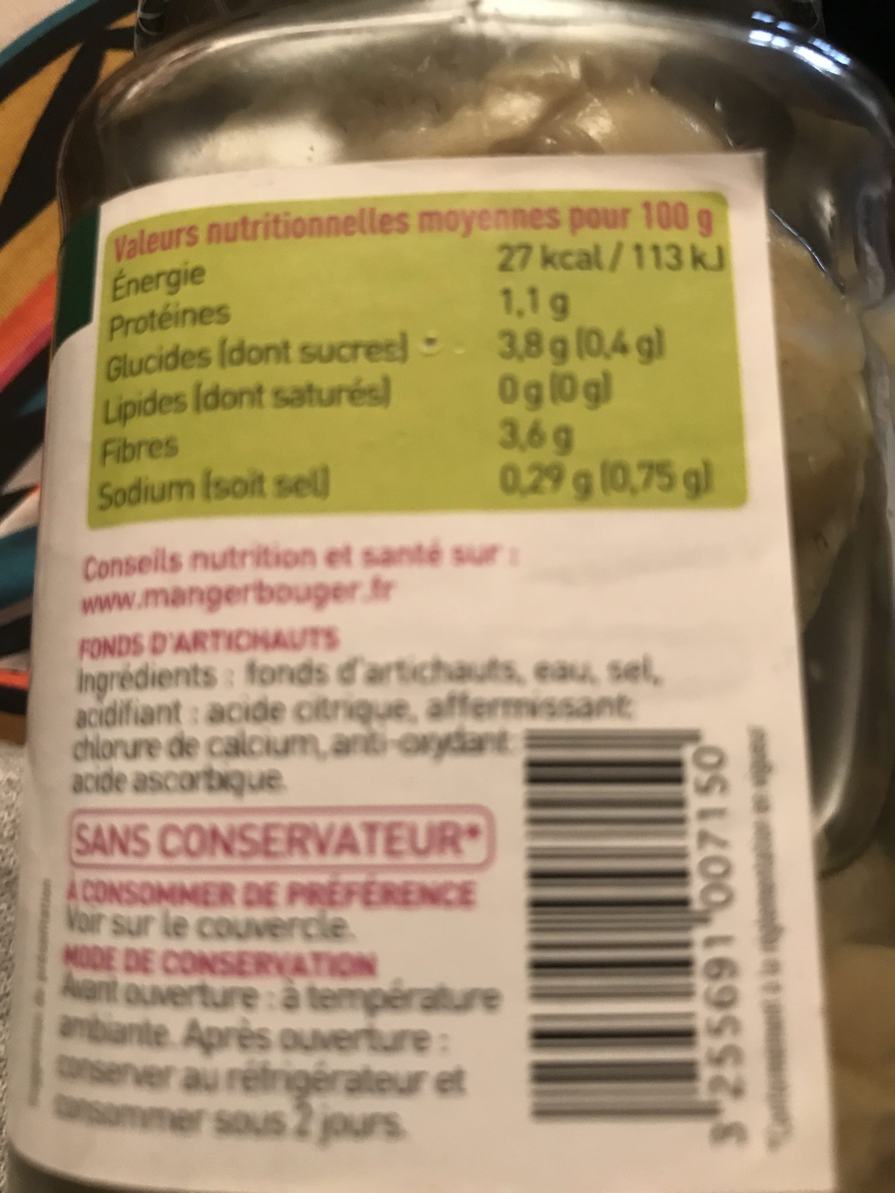 Rochefontaine Bte 37CL Fonds D'artichauts Rochefontaine packshot