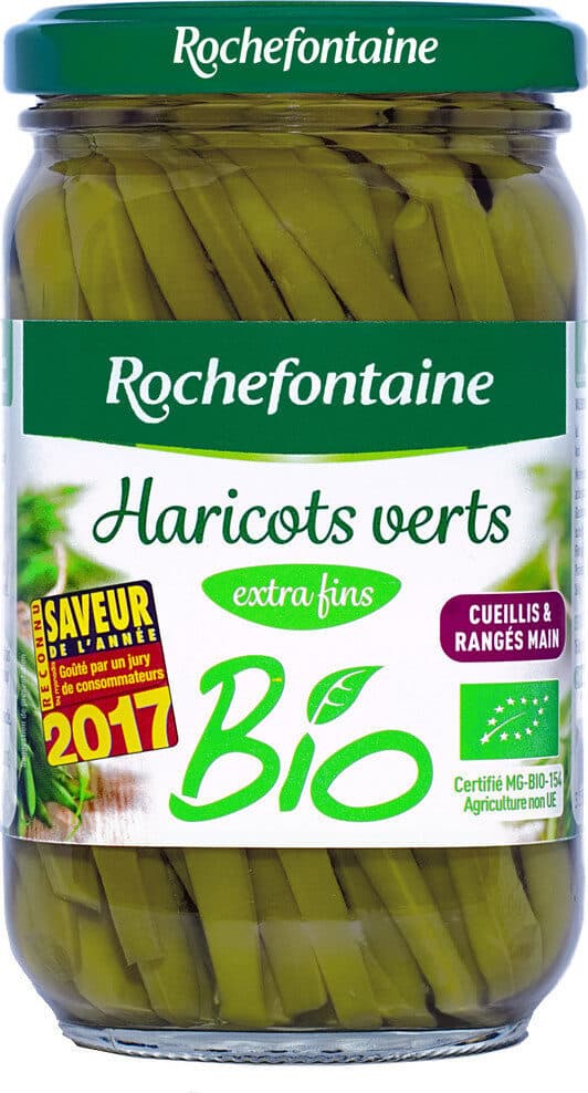 Rochefontaine Rochefontaine haricots verts BIO 37cl packshot