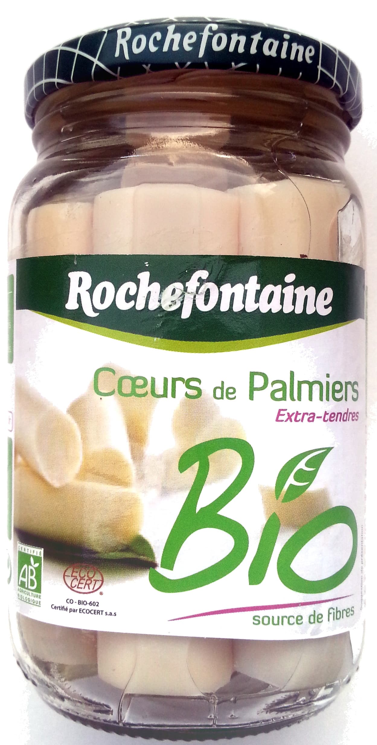 Rochefontaine Coeurs de Palmiers extra-tendres bio packshot
