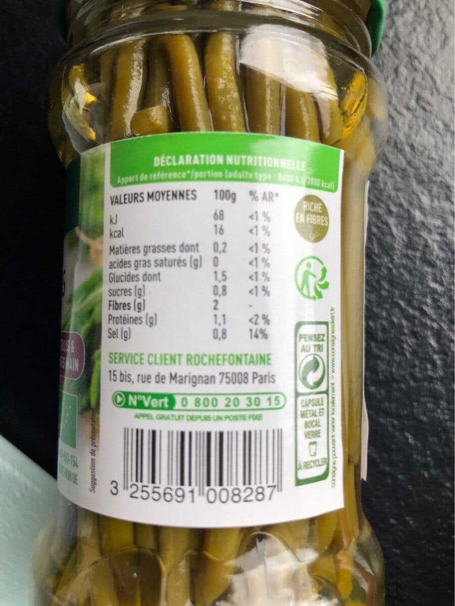 Rochefontaine Haricots Verts Bio packshot