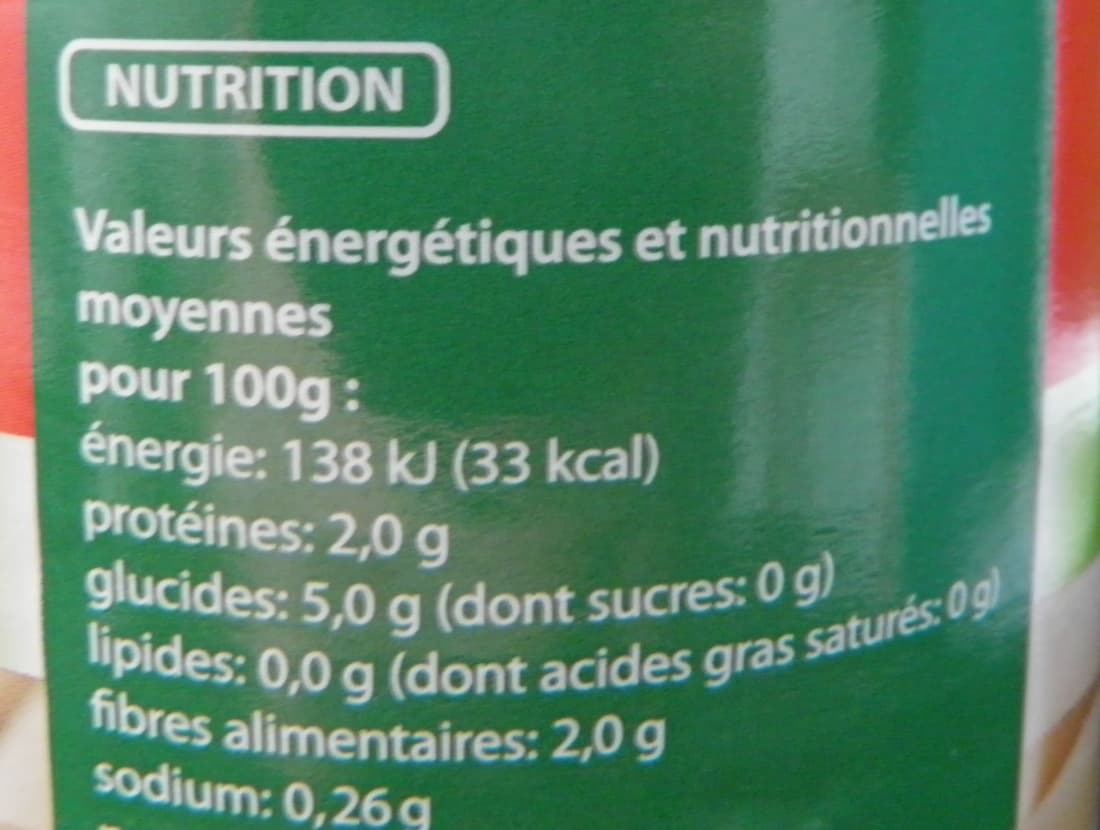 Sans marque Cœurs de Palmier extra tendres packshot