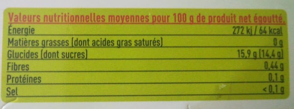 Rochefontaine Lychees dénoyautés au sirop léger packshot