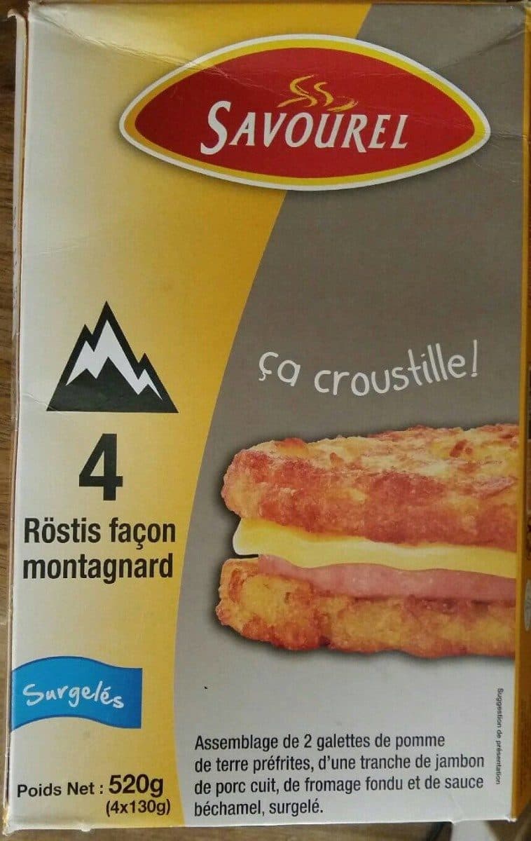 savourel Rosti façon montagnard packshot