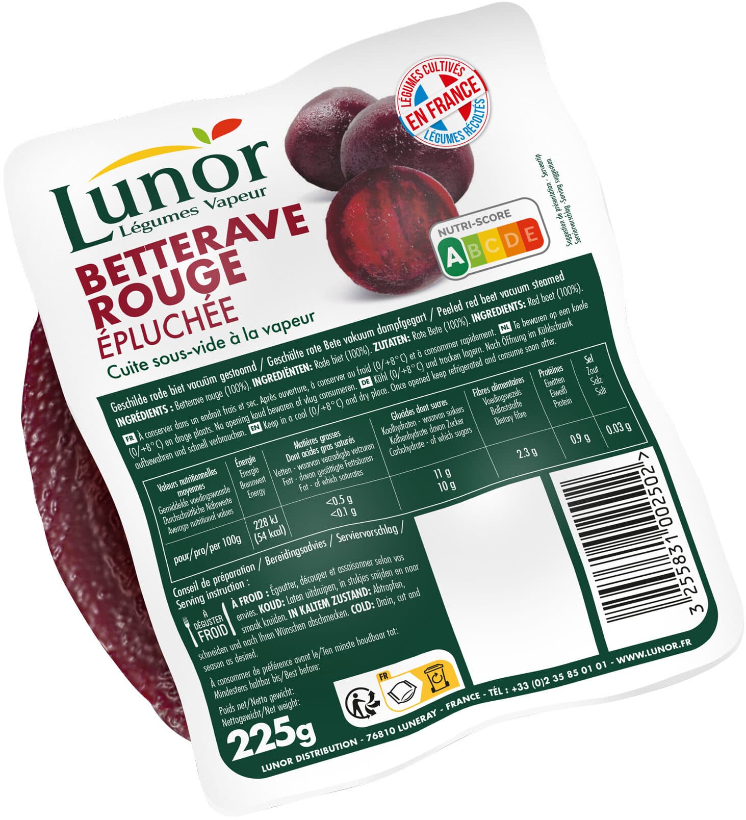 Lunor Betterave unité ( packshot