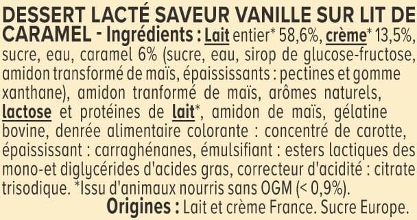 U Dessert liégeois saveur vanille caramel - 4x100g packshot