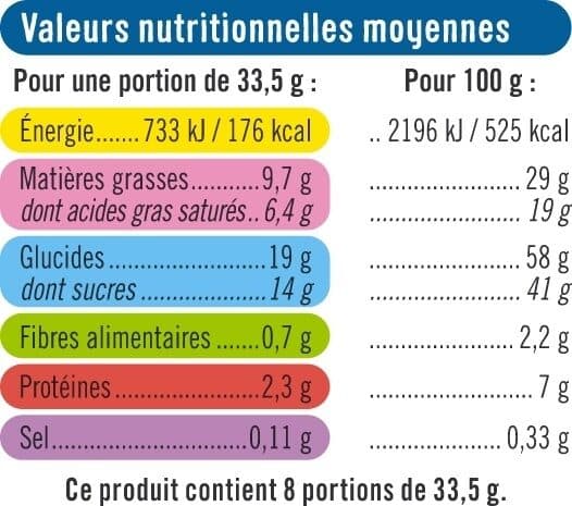 U Biscuits petit beurre choco lait fourré boîte de 268g packshot