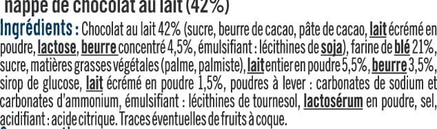 U Biscuits petit beurre choco lait fourré boîte de 268g packshot