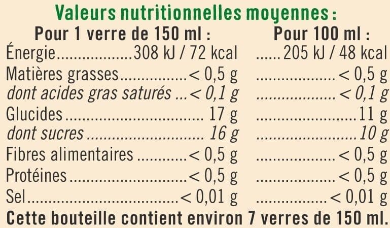 U Pur jus Multifruits 1l packshot