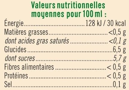 U Jus de carottes bouteille en verre de 75cl packshot