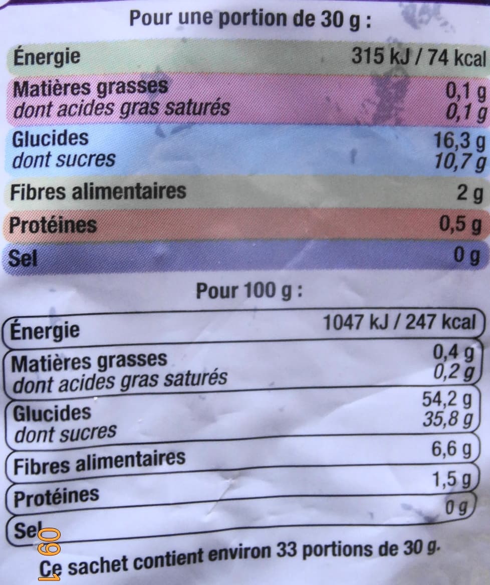 U Pruneaux d'Agen, avec noyaux, sachet familial packshot