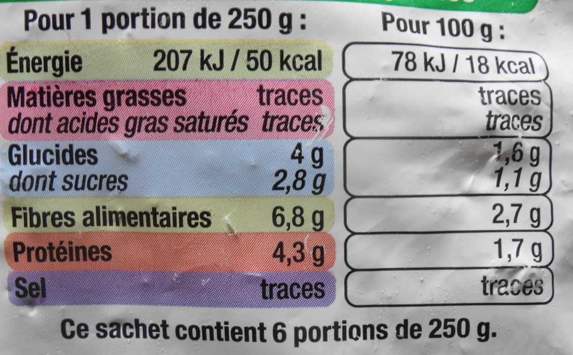 U Brocolis en fleurette, +50% gratuit packshot
