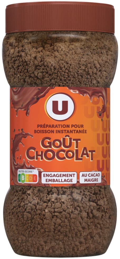 U Boisson chocolatée 7 vitamines granulée 400g packshot