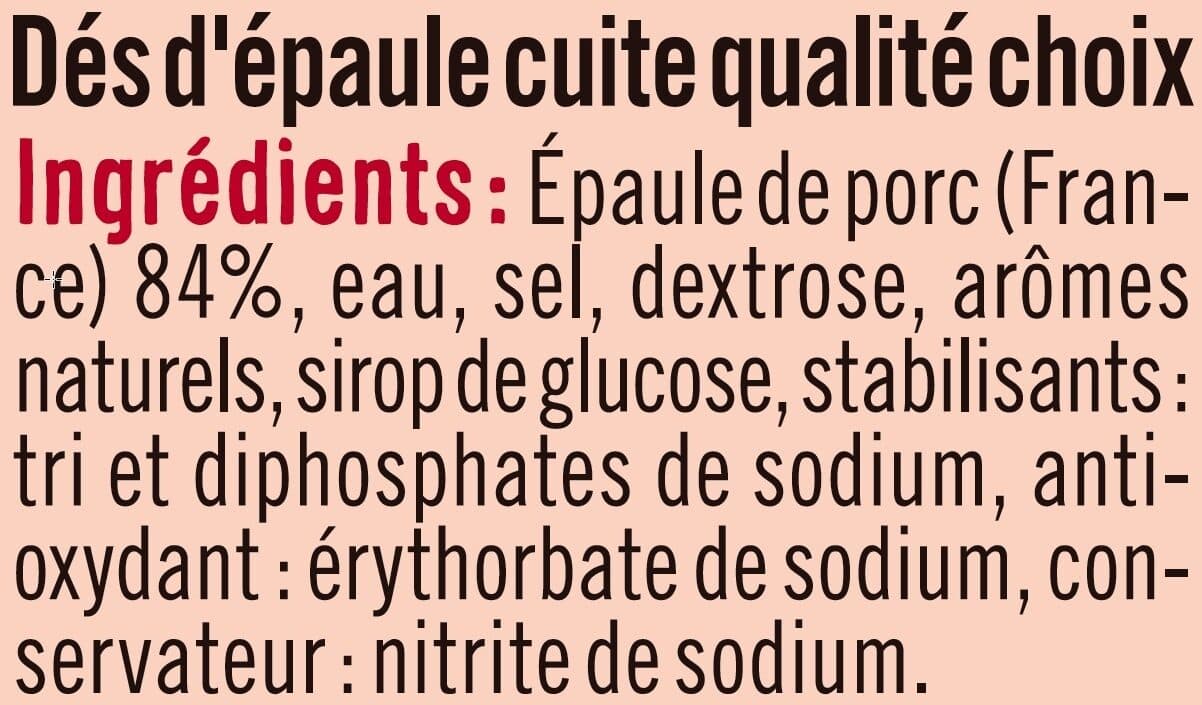 U Dés d'épaule - 2x75g packshot