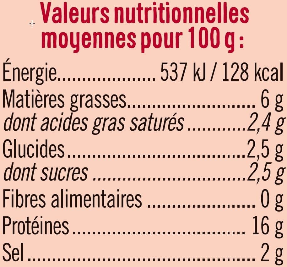 U Dés d'épaule - 2x75g packshot