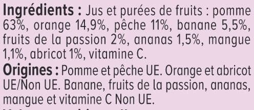 U Pur jus multifruits 1l packshot
