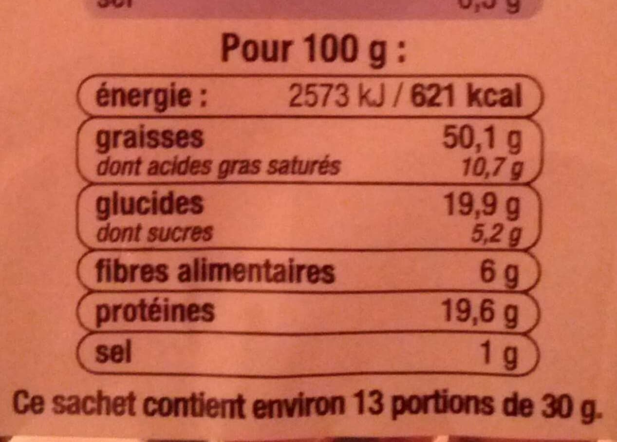 U Noix de cajou grillées et salées packshot