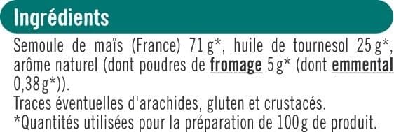U Croquant goût emmental 90g packshot